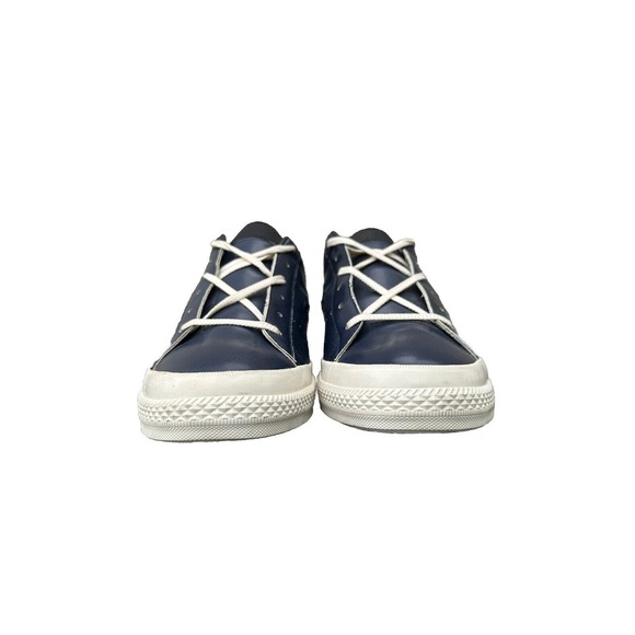 Converse Low-Top One Star Blue Leather Sneakers Mens Size 13 main image 8